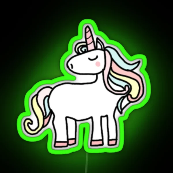 Unicorn RGB Neon Sign