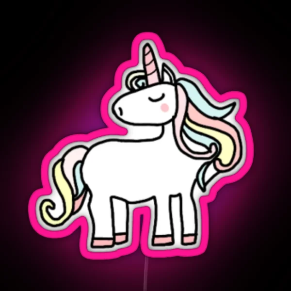 Unicorn RGB Neon Sign