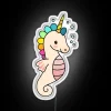 Color-Changing Glow-In-The-Dark Unicorn Seahorse Neon LED Sign For Your Room