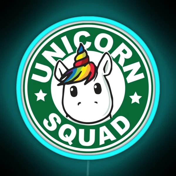 Unicorn Squad RGB Neon Sign