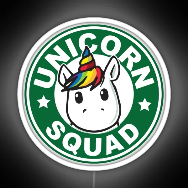 Unicorn Squad RGB Neon Sign