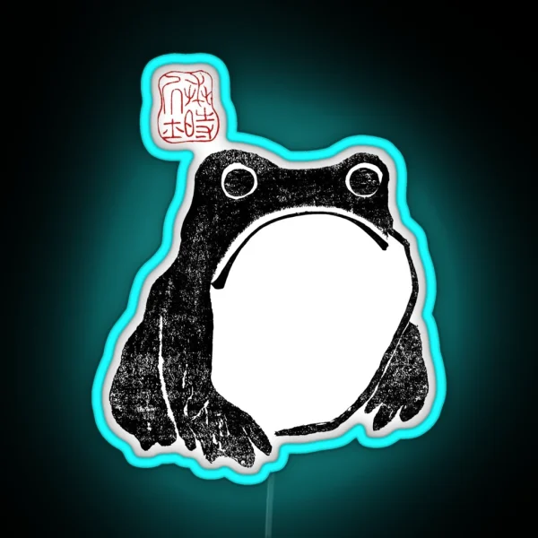 Unimpressed Frog RGB Neon Sign