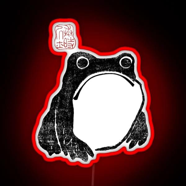 Unimpressed Frog RGB Neon Sign