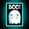 Vibrant Unimpressed Ghost Neon Wall Sign with Color Changing LED RGB Lighting