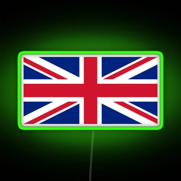 United Kingdom Flag Union Jack Led RGB Neon Sign