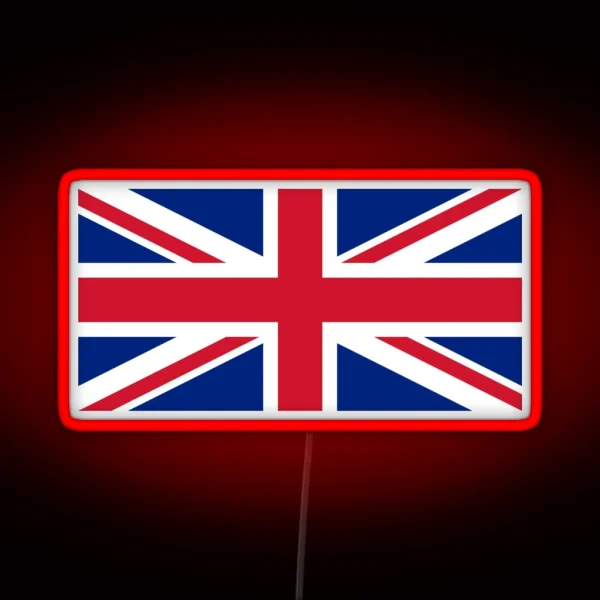 United Kingdom Flag Union Jack Led RGB Neon Sign