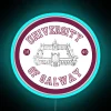 Galway University Logo Illuminated Neon Sign in Bright Vibrant Colors