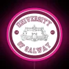 Galway university logo neon rgb led light display signage