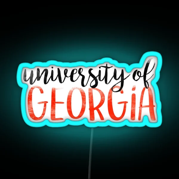 University Of Georgia RGB Neon Sign