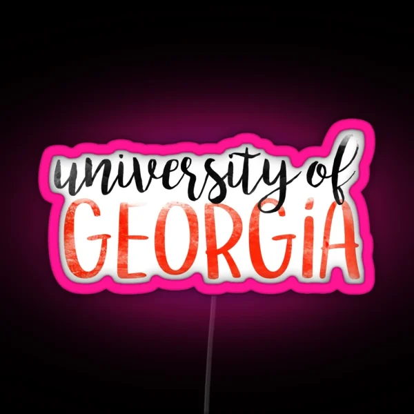 University Of Georgia RGB Neon Sign