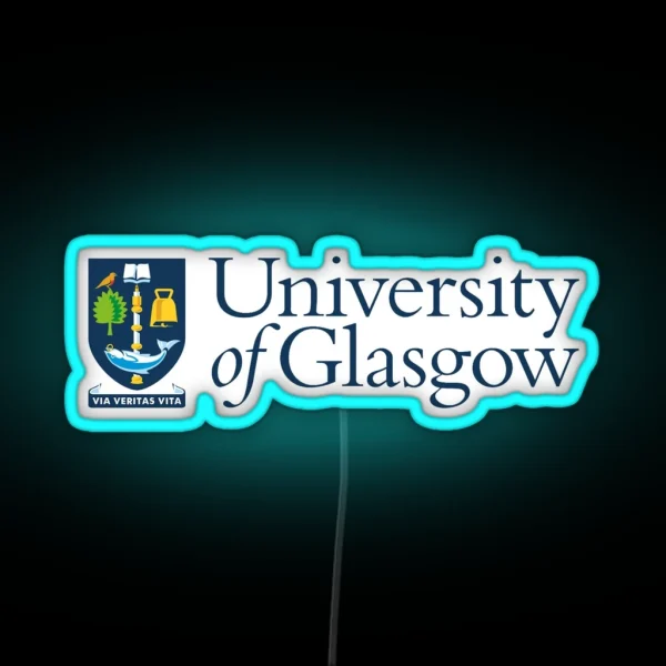 University Of Glasgow RGB Neon Sign