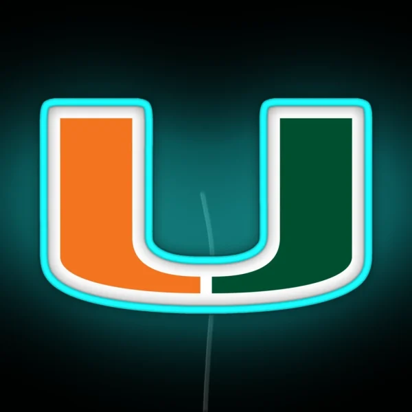 University Of Miami RGB Neon Sign