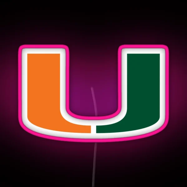 University Of Miami RGB Neon Sign