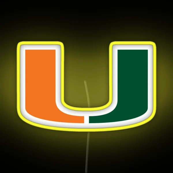 University Of Miami RGB Neon Sign