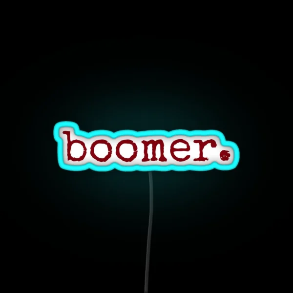 University Of Oklahoma Boomer RGB Neon Sign