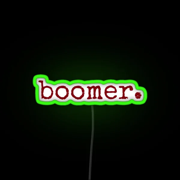 University Of Oklahoma Boomer RGB Neon Sign