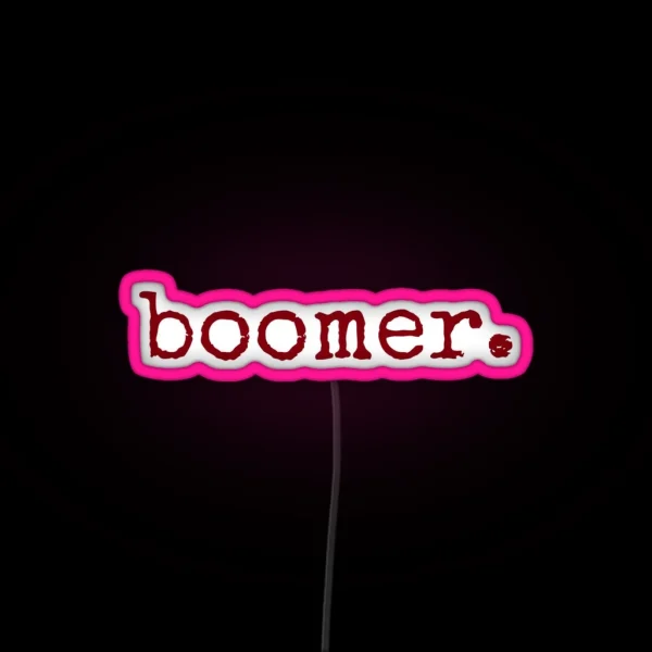 University Of Oklahoma Boomer RGB Neon Sign