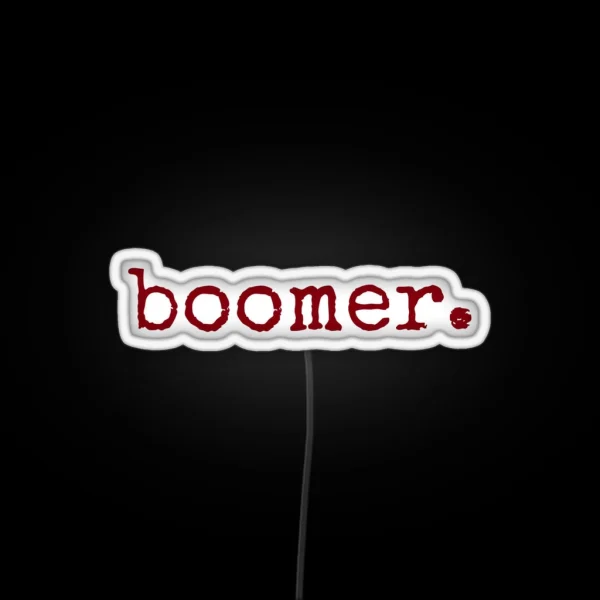 University Of Oklahoma Boomer RGB Neon Sign