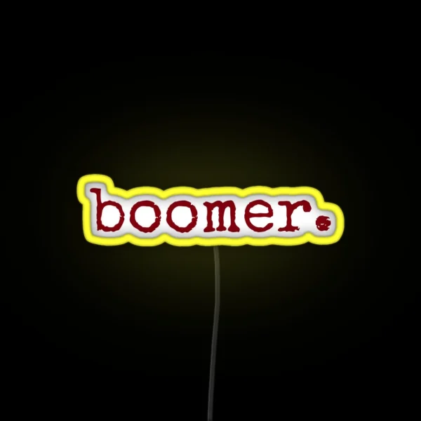 University Of Oklahoma Boomer RGB Neon Sign
