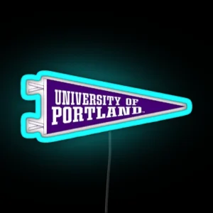 University Of Portland Flag RGB Neon Sign