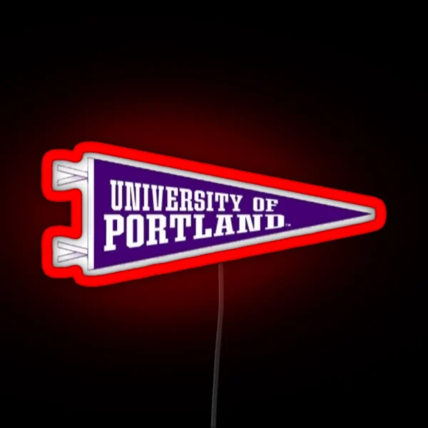 University Of Portland Flag RGB Neon Sign