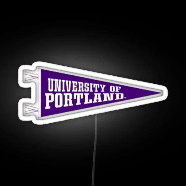 University Of Portland Flag RGB Neon Sign