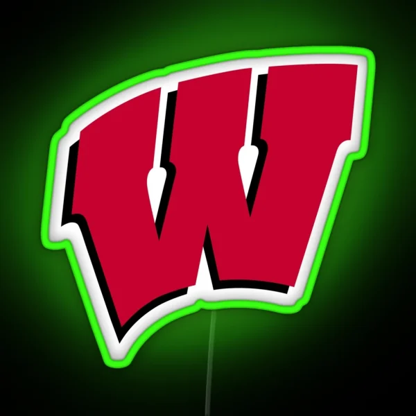 University Of Wisconsin Madison W RGB Neon Sign