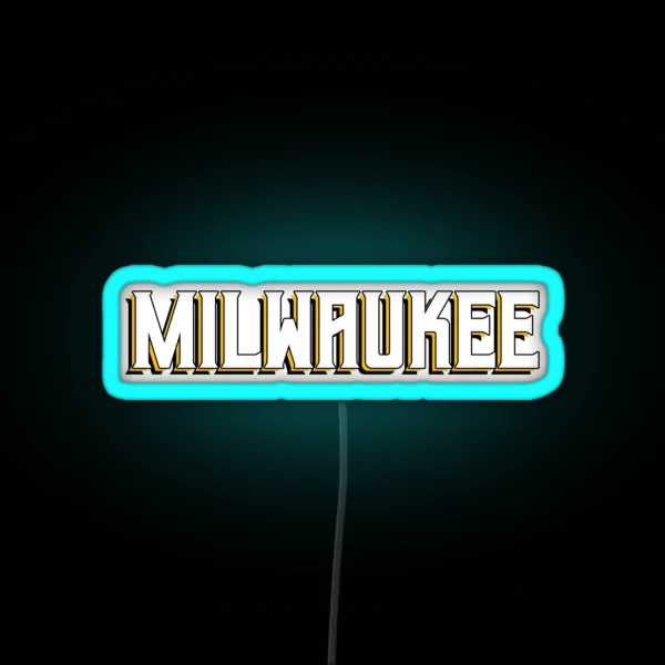 University Of Wisconsin Milwaukee RGB Neon Sign