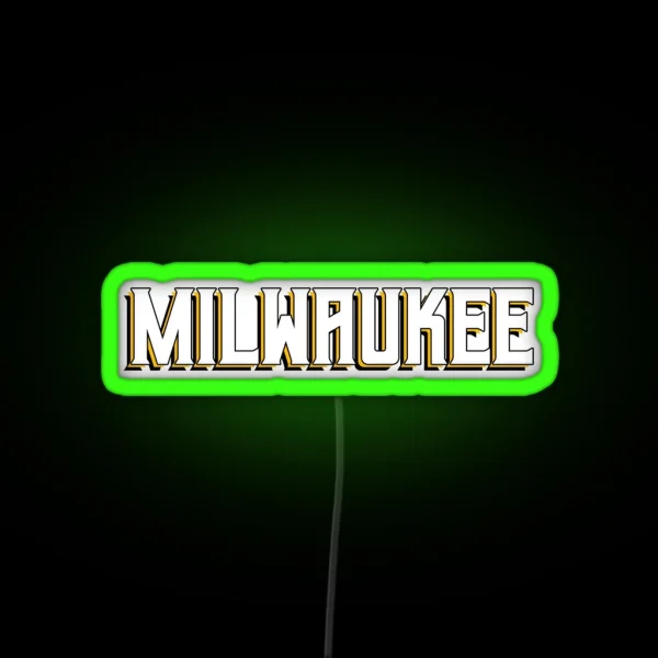 University Of Wisconsin Milwaukee RGB Neon Sign