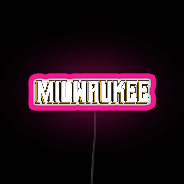 University Of Wisconsin Milwaukee RGB Neon Sign