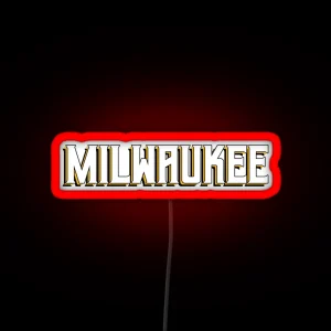 University Of Wisconsin Milwaukee RGB Neon Sign