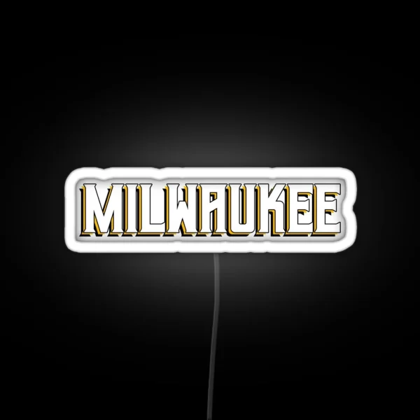 University Of Wisconsin Milwaukee RGB Neon Sign