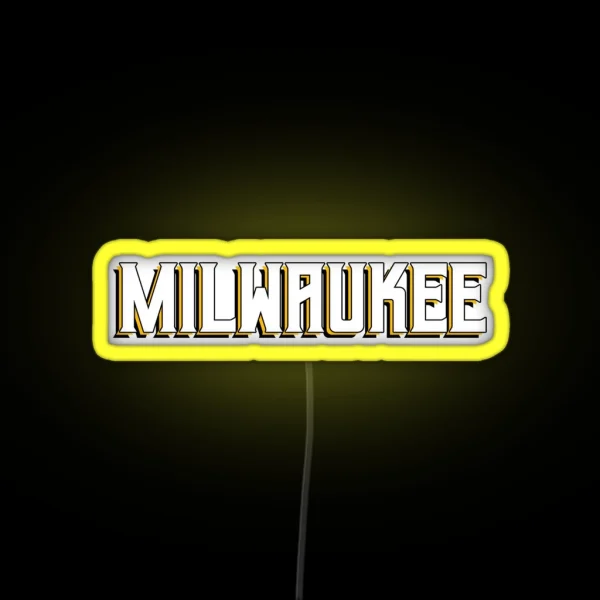 University Of Wisconsin Milwaukee RGB Neon Sign