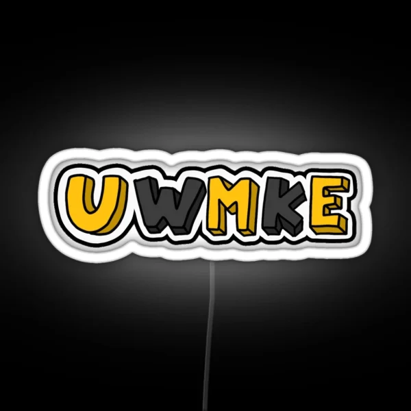 University Of Wisconsin Milwaukee RGB Neon Sign