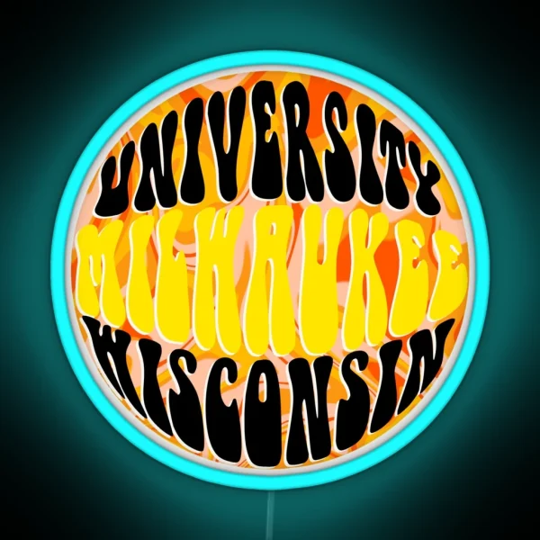 University Of Wisconsin Milwaukee RGB Neon Sign