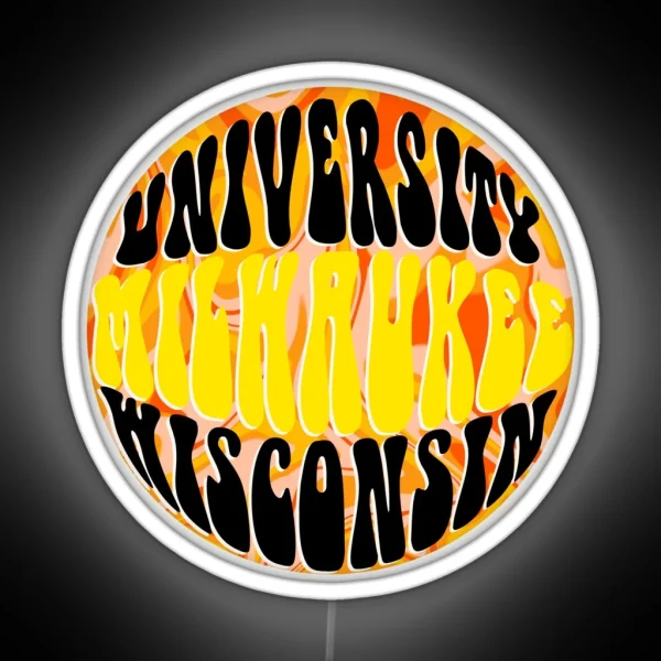 University Of Wisconsin Milwaukee RGB Neon Sign