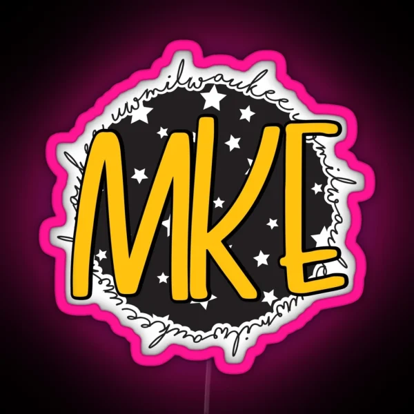 University Of Wisconsin Milwaukee RGB Neon Sign