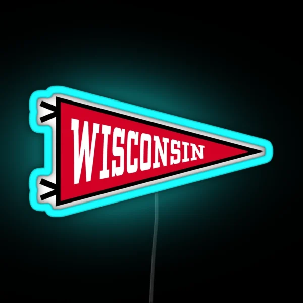 University Of Wisconsin Pendant RGB Neon Sign