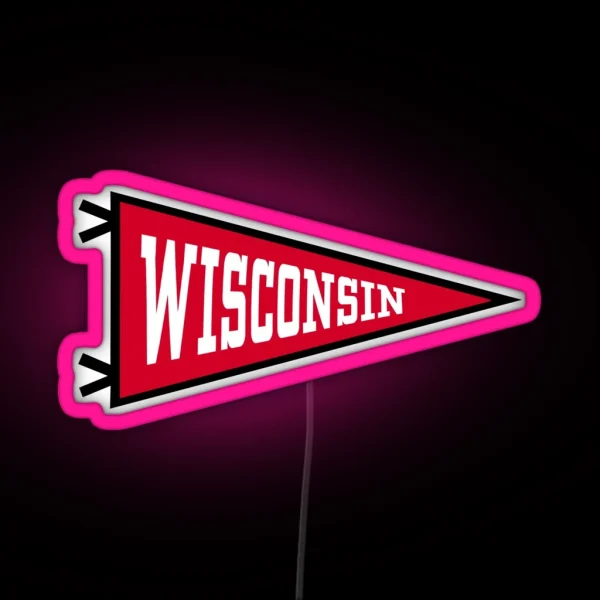 University Of Wisconsin Pendant RGB Neon Sign