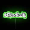 Authentic University of Wisconsin Stout Bluedevils NCAA team spirit RGB neon light