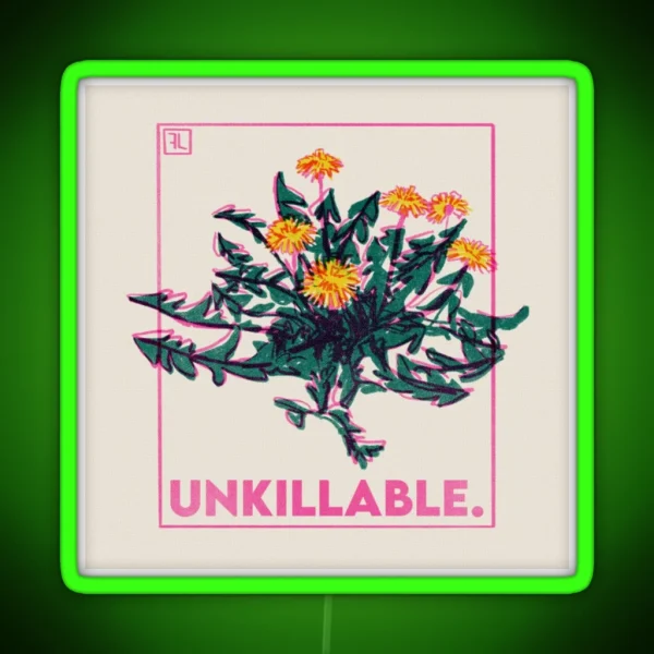 Unkillable RGB Neon Sign
