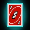 Brighten up your space with a bold UNO reversal sign.