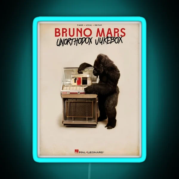 Unothodox Jukebox Bruno Mars RGB Neon Sign
