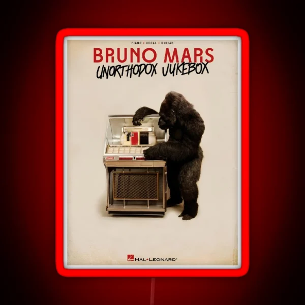 Unothodox Jukebox Bruno Mars RGB Neon Sign