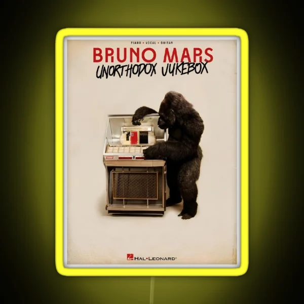 Unothodox Jukebox Bruno Mars RGB Neon Sign