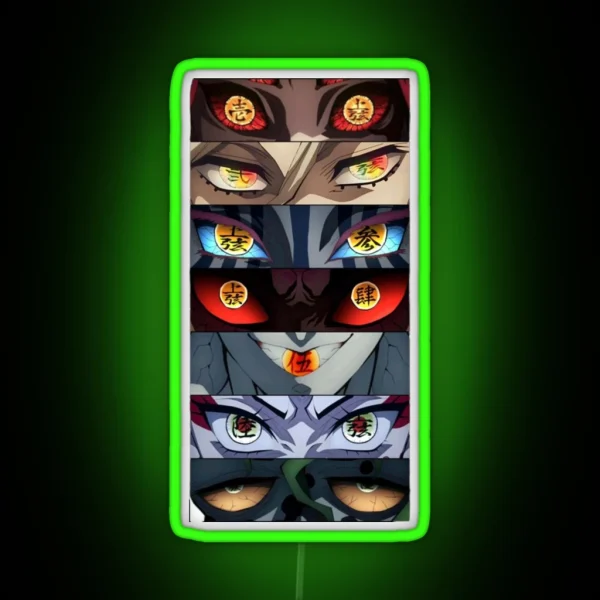 UPPER MOONS EYES RGB Neon Sign