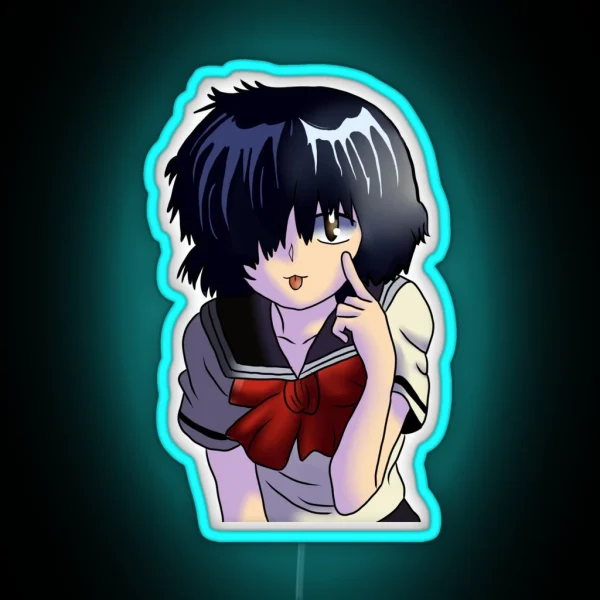 Urabe Mikoto RGB Neon Sign