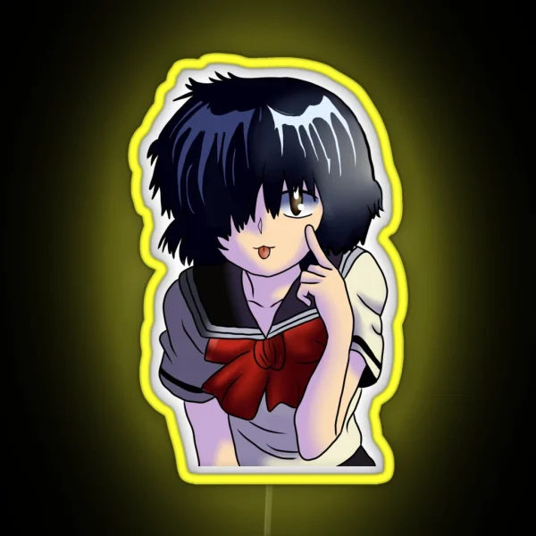 Urabe Mikoto RGB Neon Sign