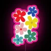 Colorful vibrant RGB neon sign with custom name or message