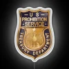 Vintage US Prohibition Service Enamel Badge Authentic Neon Sign Decor